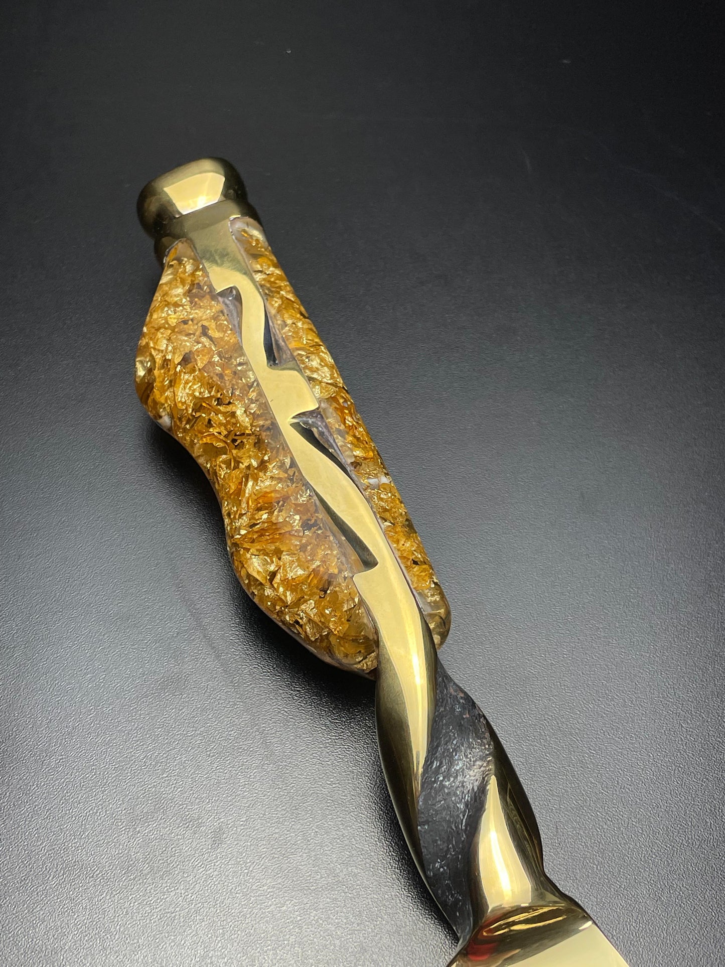 “The Gold Reign” – Full Gold Custom Blade