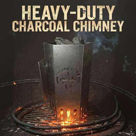 NY BBQ Guys Heavy-Duty Charcoal Chimney