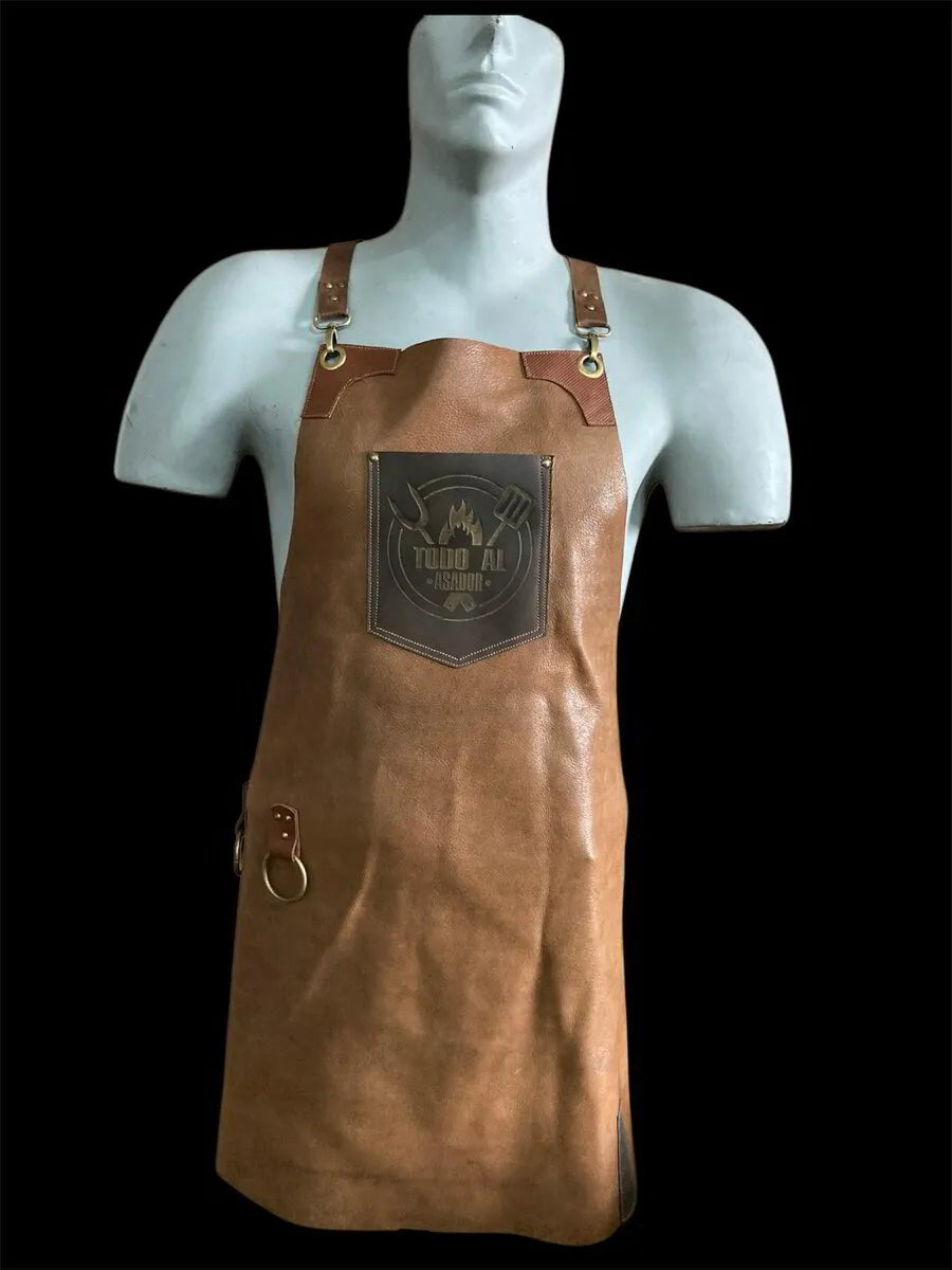 The “Brazos” Minimalist Leather Apron — by UrkuHide USA