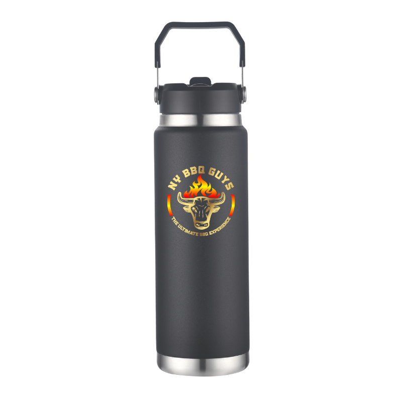 NY BBQ Guys 30oz Insulated Bottle - Bull