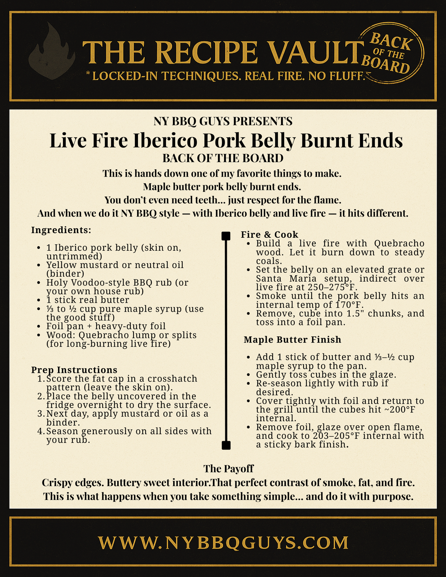 Iberico Pork Belly Burnt Ends