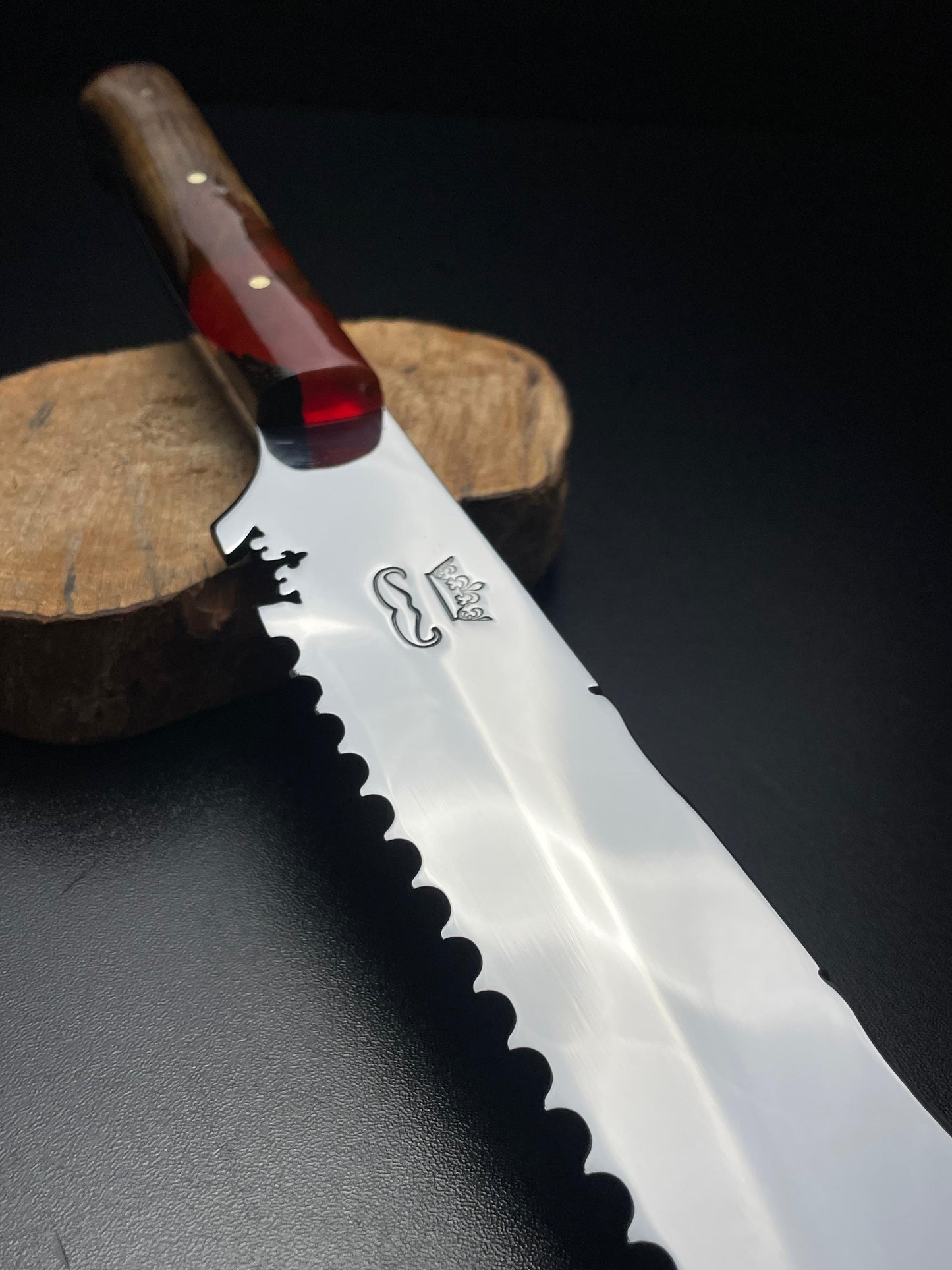 NY BBQ Guys Serrated Carving Knife – Artisan Edition