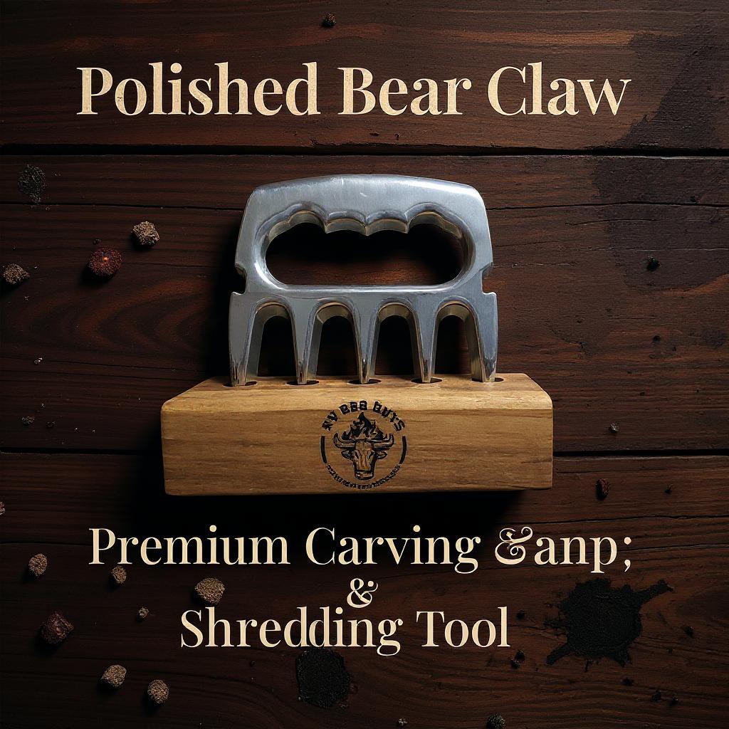 The Grizz Polished Bear Claw Shredder